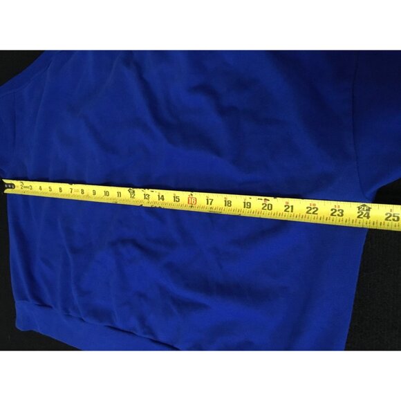 Lauren Ralph Lauren‎ Blue Short Sleeve Shirt With Pocket Size LG - Picture 4 of 8